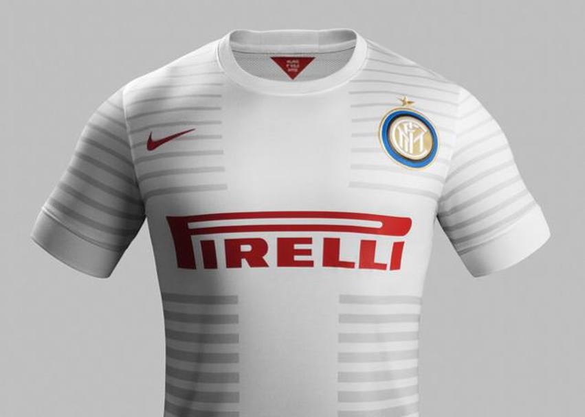La nuova maglia   bianca con una grafica grigia tono su tono sul davanti a formare una croce di San Giorgio, simbolo della citt di Milano